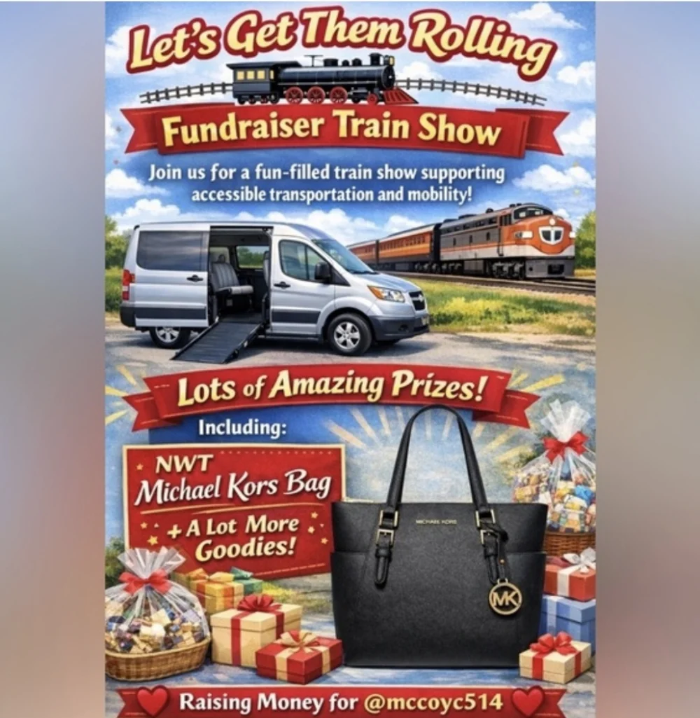 Train Of Aces Fund Drive Wheelchair Van Quest 3/1 - Picture 7 of 8